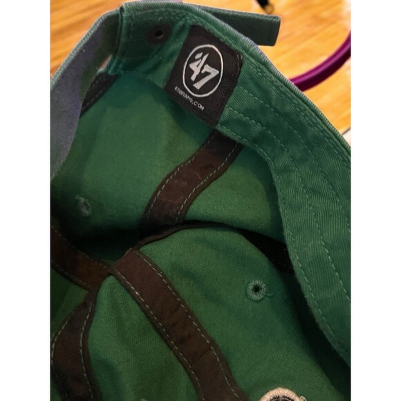 NBA '47 Boston Celtics Cap Mens One Size Green 6-Panel Adjustable Snapback Hat - Picture 11 of 11